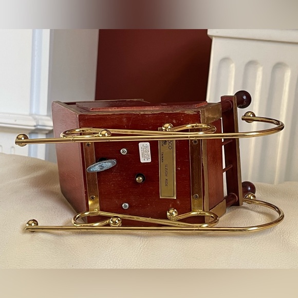 Holiday Vintage Enesco Music Box Londonderry Ladies Sleigh Musical Christmas Cats Rare Poshmark